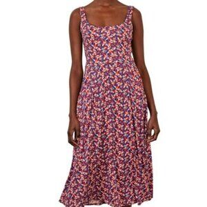 Boden Petronella Flamingo Print Sleeveless Jersey Dress
